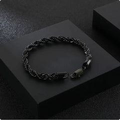 18K Gold Twist Rope Bracelet